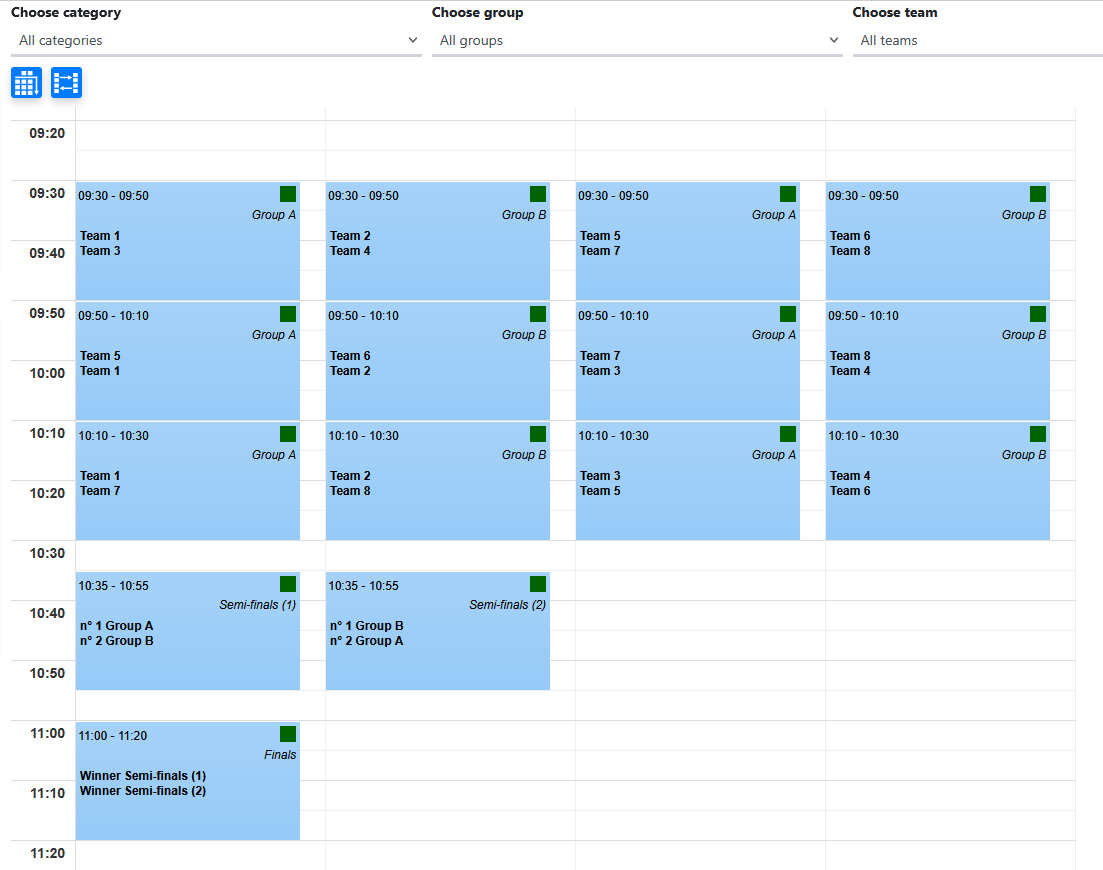The tournament is ready!