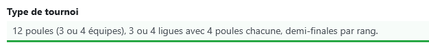 Le nouveau format est maintenant disponible sur MonTournoi.info